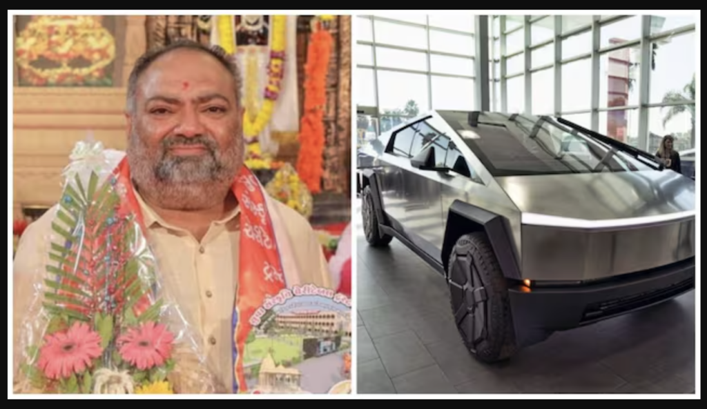 This Surat Entrepreneur Spends Rs 60 Lakh To Own India's 1st Cybertruck Made By Tesla